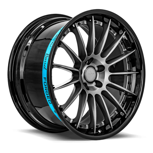 SB2 Gloss Black Lip / Matte Gunmetal Centre|19x9.5|SB1319953253