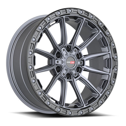 VRD-702 Matte Black|18x9|6011795712 Matte Titanium Black Bead Ring