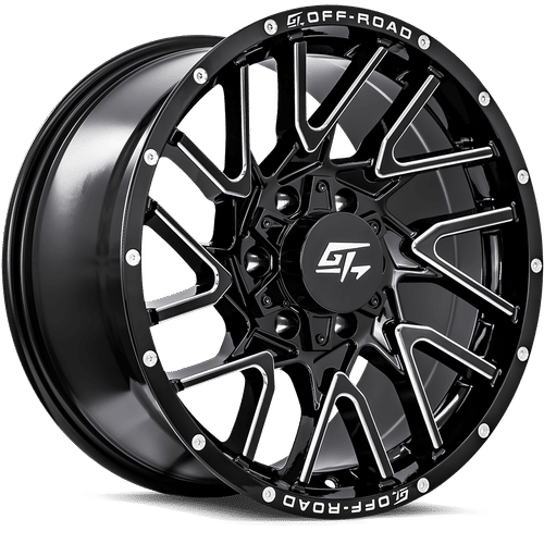 Invasion Gloss Black Milled|17x9|GT8218961122