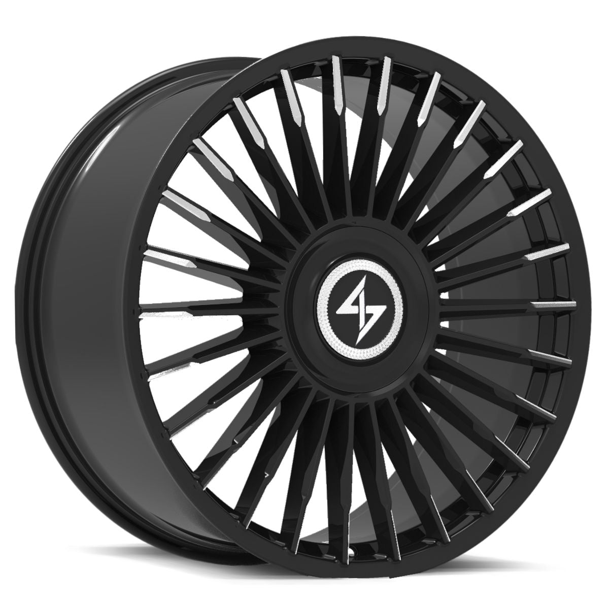 Royale Gloss Black Milled Tips|26x10|SL53241061204