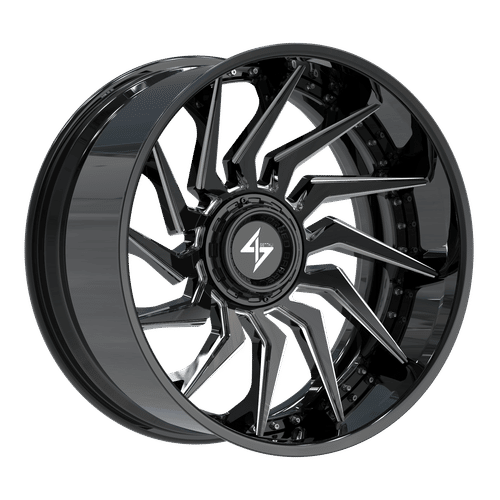 BFX5 Gloss Black Lip / Gun Metal Centre|22x12|SBFX41221061242