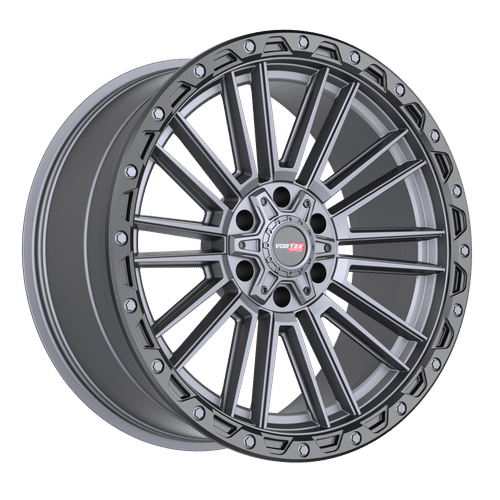 VRT-604 Matte Titanium Black Bead Ring|17x9|60418957-12 Matte Titanium Black Bead Ring