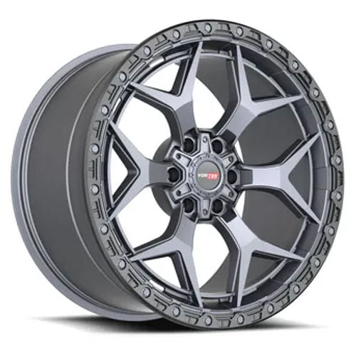 VRT-601 Matte Titanium Black Bead Ring|20x10|60318957-12 Matte Titanium Black Bead Ring